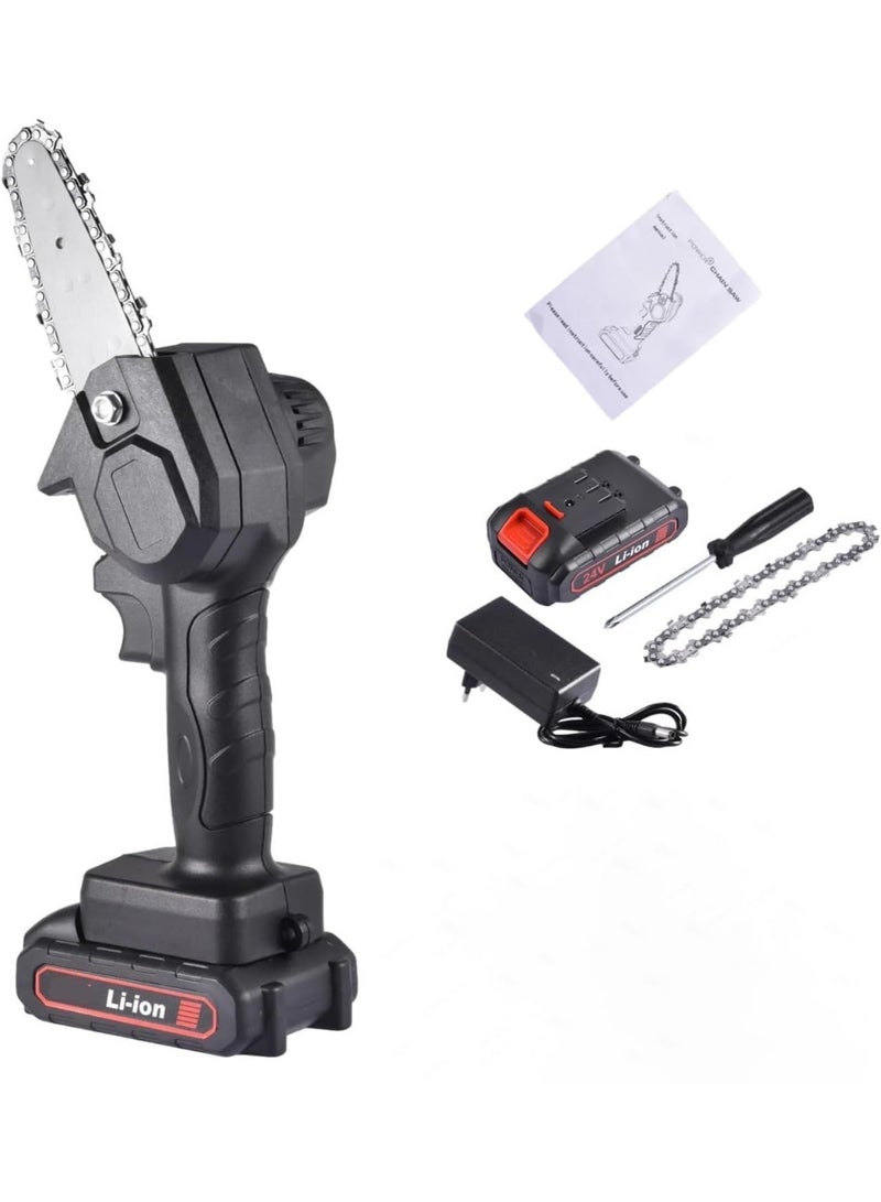 منشار كهربائي قابل لإعادة الشحن لتقليم الأشجار والأخشاب في الحديقة - Image 1