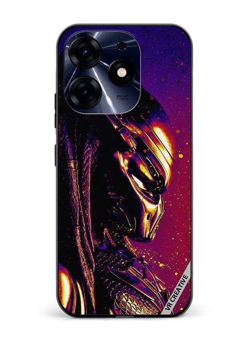 Protective Case Cover For Tecno Spark 10 Pro Predator Design Multicolour