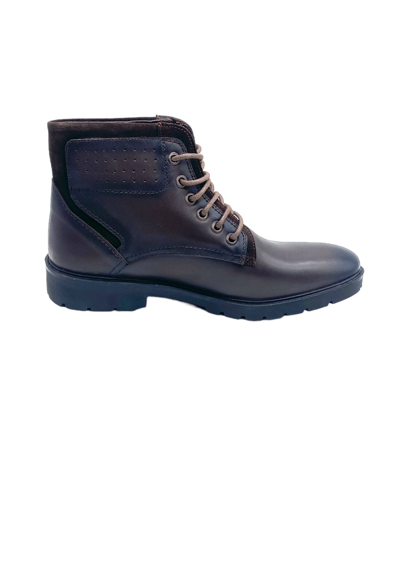 Men's lace-up leather casual shoes