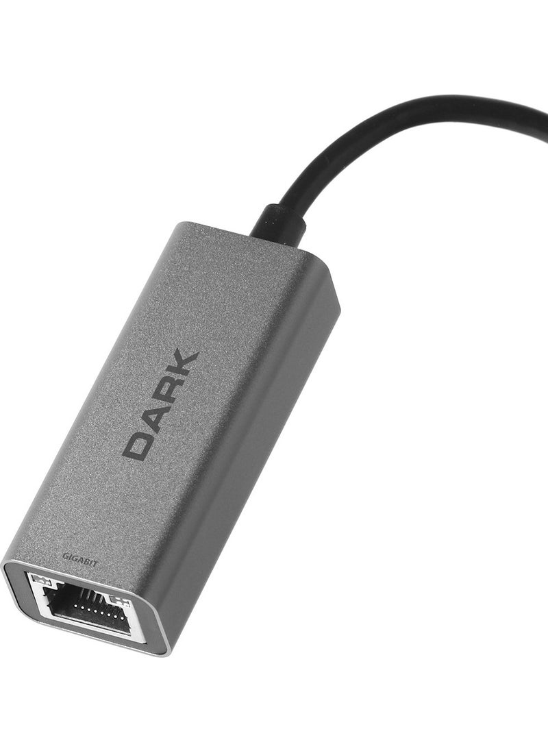 USB 3.1 Type-C Gigabit 10/100/1000 Lan Ethernet Converter Adapter (DK-AC-U31X3GL2)