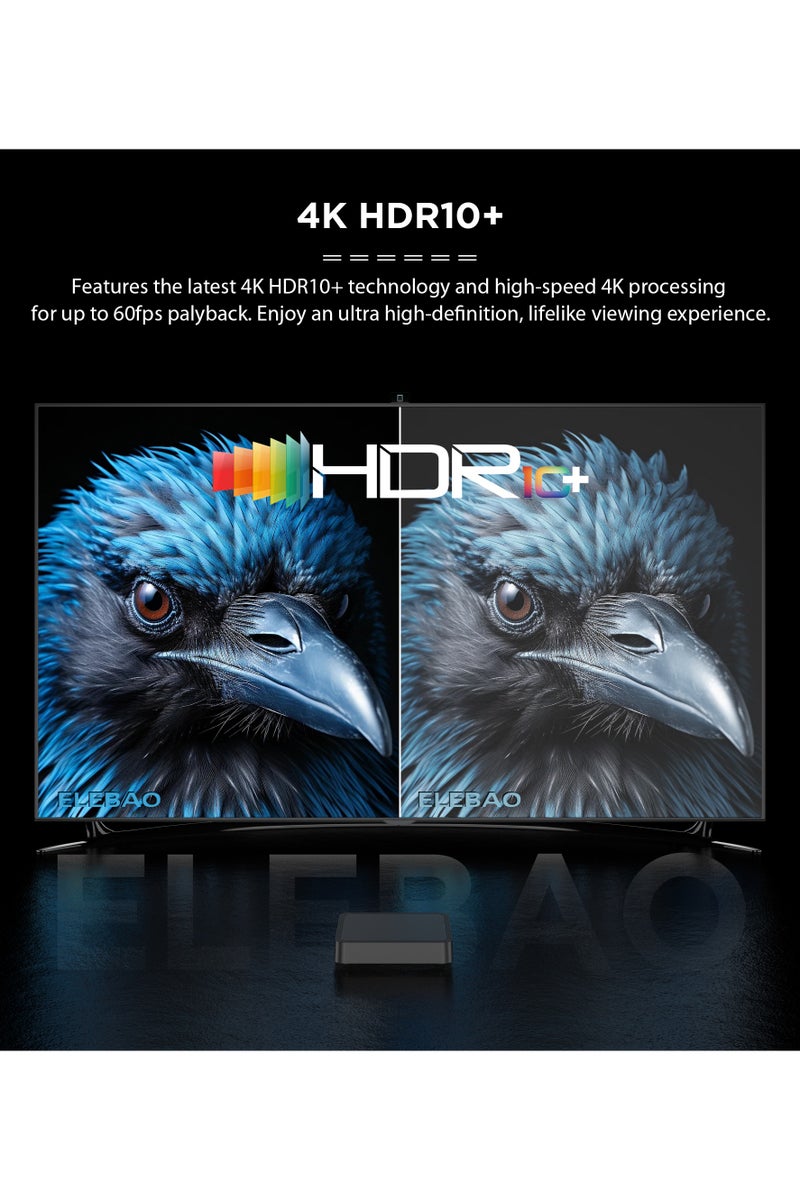 تي في بوكس بدقة 4K ونظام أندرويد 12 يدعم البلوتوث  وذاكرة عشوائية 2 جيجا RAM و ذاكرة داخلية 8 جيجا ROM - Image 4