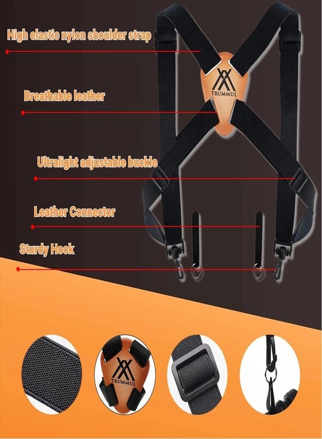 Trummul Binocular Harness Strap Best Chest Harness Strap for Hunters Photographers and Golfers (Black) - Image 5