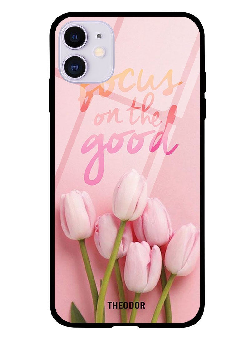 Theodor Protective Tempered Glass Case Cover IPHONE 12 6.1  Focus On The Good - Image 1