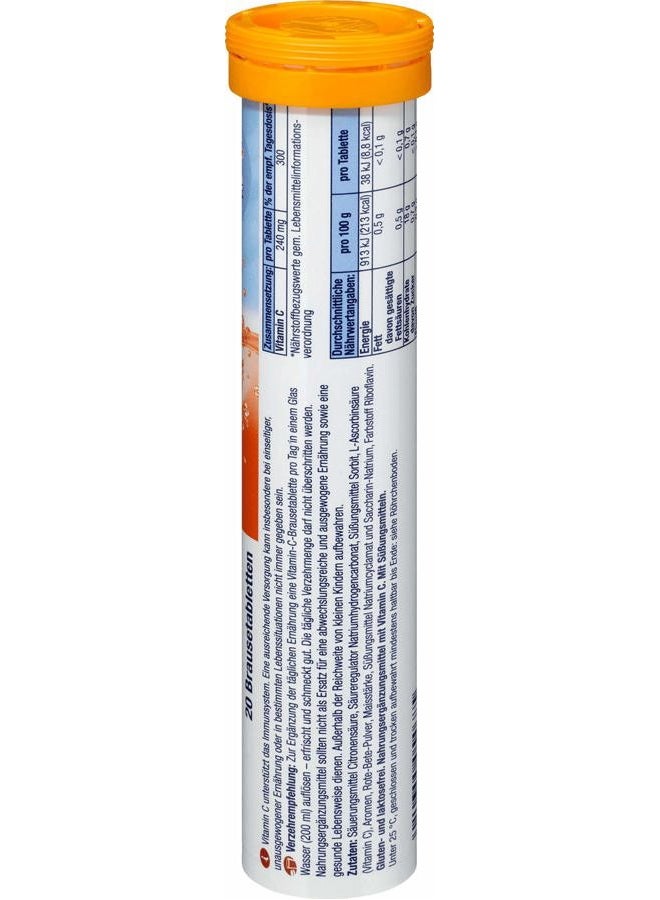 mivolis Vitamin C effervescent Tablets - Dietary Supplements 4 Packs x 20 pcs | Germany - Image 5