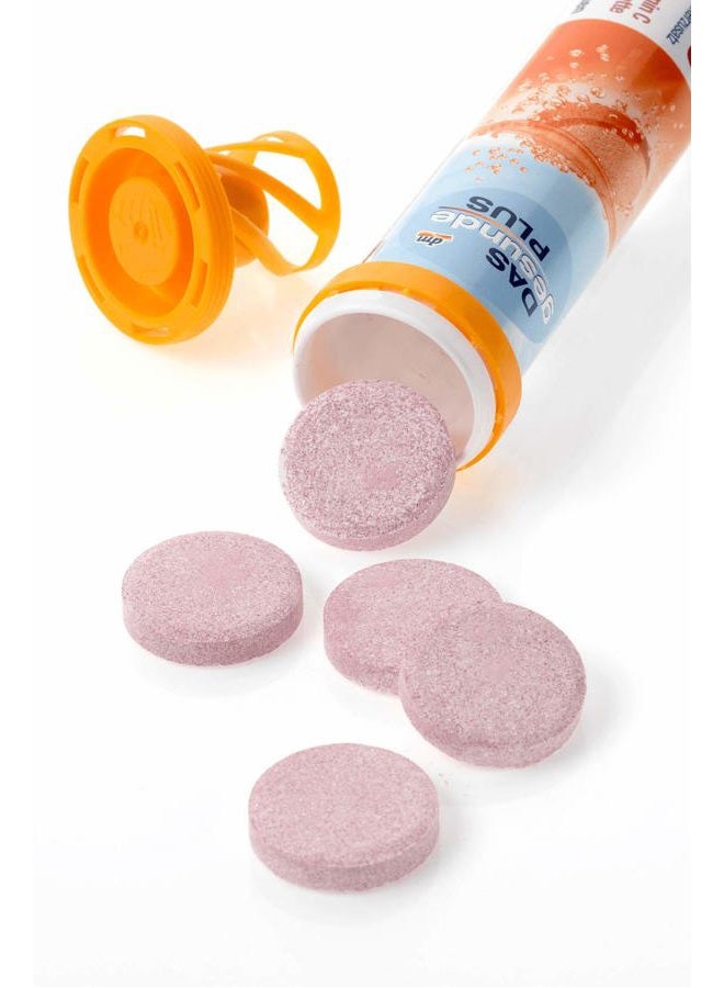 mivolis Vitamin C effervescent Tablets - Dietary Supplements 4 Packs x 20 pcs | Germany - Image 2