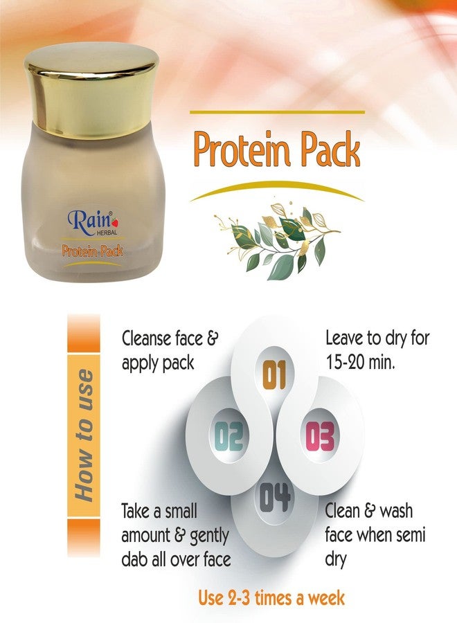 Rain Herbal Protein Pack for Face | Helps to Improve the Dark Circles and SkinTexture | 50gm - Image 3