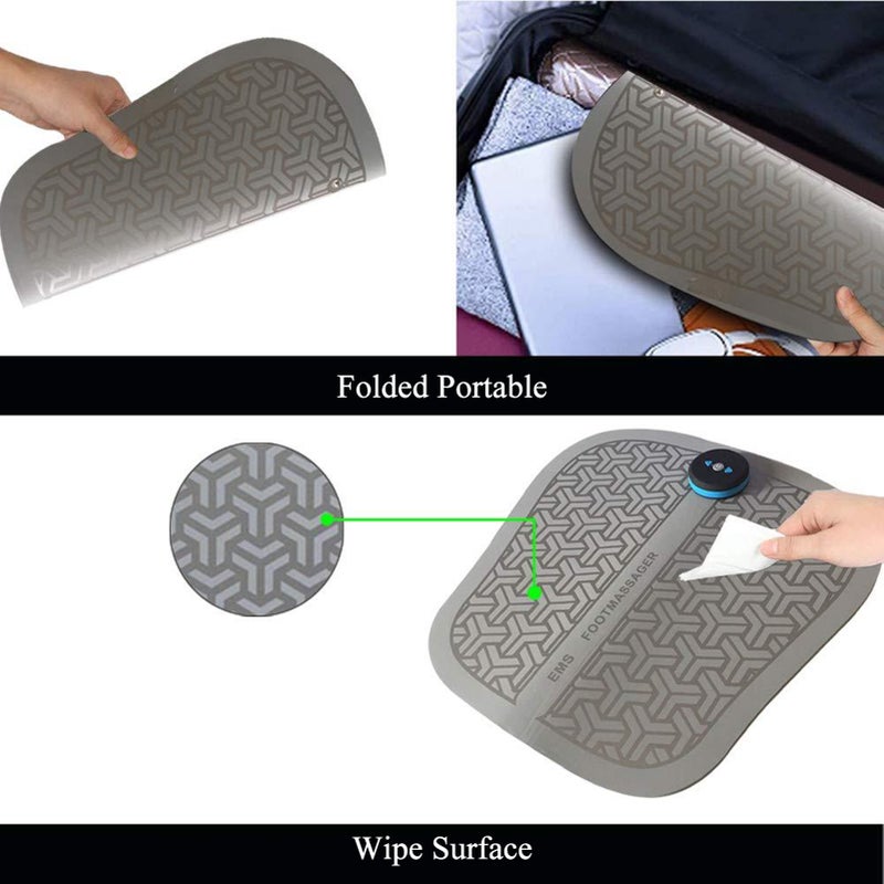 Household EMS Bioelectricity Foot Massager Relaxation Massage Relieve Soreness Reduce Fatigue Folded Portable - Image 2