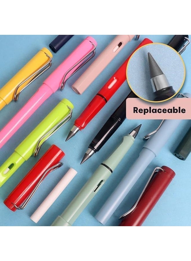 قلم انفينيتي من 12 قطعة - قلم كتابة لا يشحذ، يدوم طويلا، بدون حبر، مقاوم للتلطخ - بديل صديق للبيئة - Image 1