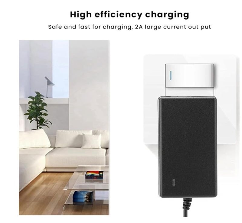 OMADA شاحن بطارية 21 فولت لقص العشب اللاسلكي، آلة الحفر، مستوى الليزر، شاحن بطارية مفتاح الصدمة - Image 5