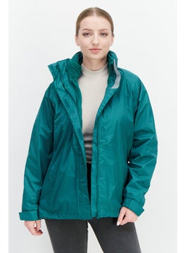 Trespass Women Plain Long Sleeve Bomber Jackets, Green  - Image 1