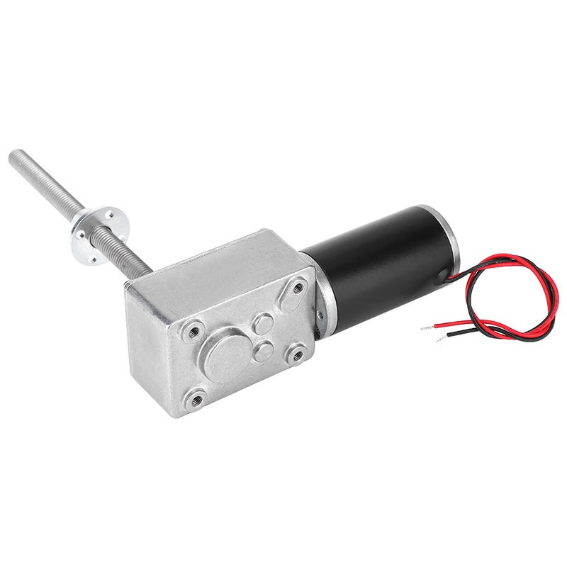 Motor Copper Worm Gearbox High Torsion 8mm Screw Shaft with Flange for Electric WindowReduction Ratio 670 - Image 5