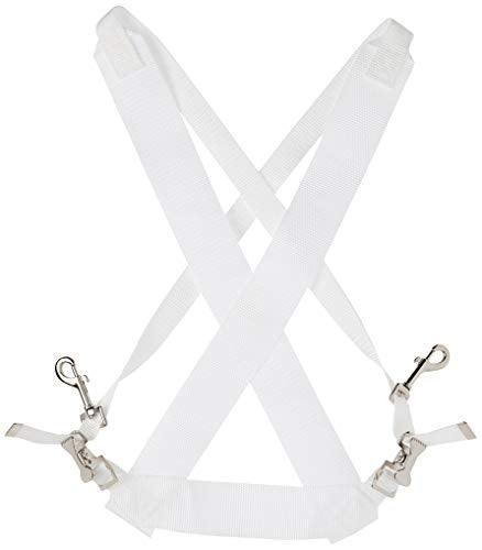 Ludwig LF350W White Parade Marching Bass Drum Sling | Marching Band Straps | for Band Practice, Concerts and Musical Events - Image 2