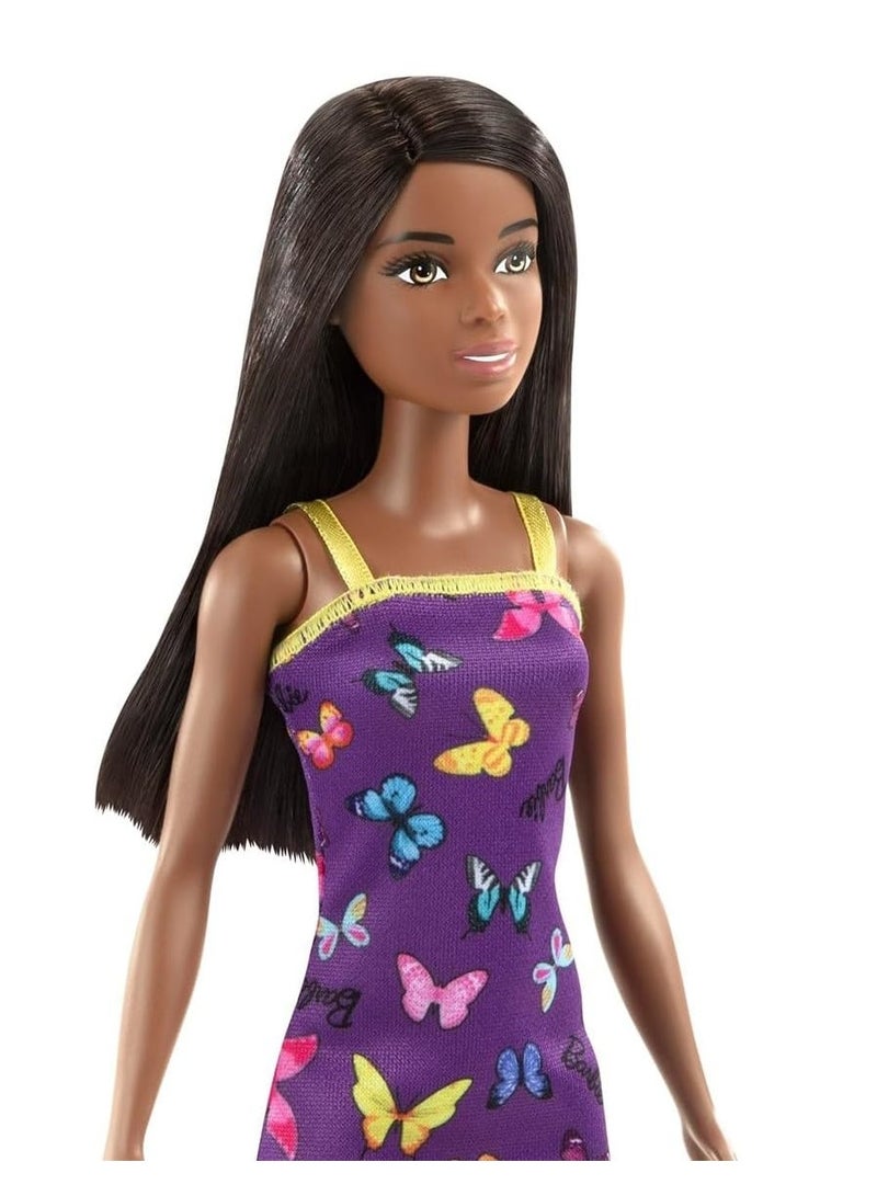 باربي دمية باربي بطباعة الفراشة الأرجوانية - Image 3
