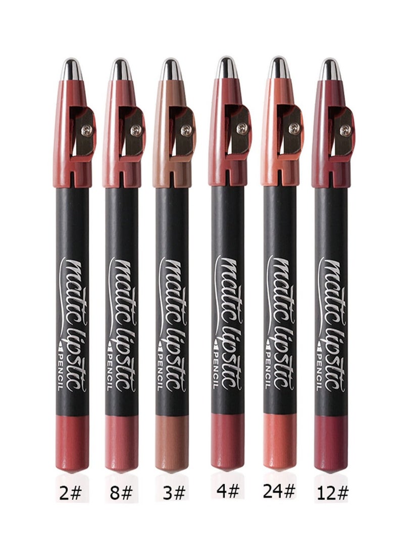 Me Now Matte Lipstick Pencil 6 Colors 6 Pcs - C  - Image 1