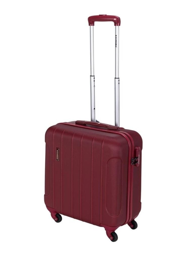 Stargold Single Hardside Spinner 4 Wheels Cabin Trolley Luggage With Number Lock 16 Inches Burgundy  - Image 2