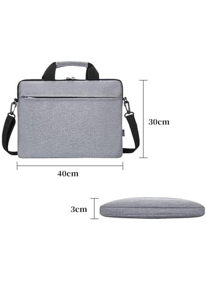 erorex Laptop Shoulder Bag 15.6 Inch Laptop Briefcase With Shoulder Straps And Handle Waterproof And Lightweight Computer Shoulder Bag For Business Travel Office  - Image 4