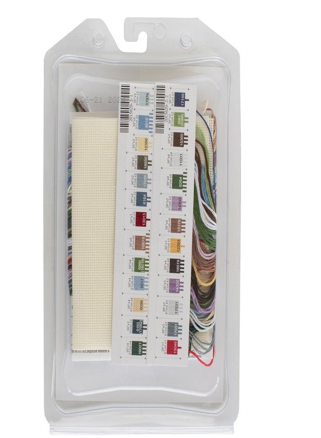 Dimensions 70-65231 Petite Gold Collection Lakeside Morning Advanced Counted Cross Stitch Kit, 7" x 5", 18 Cnt. Ivory Aida, 4 Pieces - Image 2