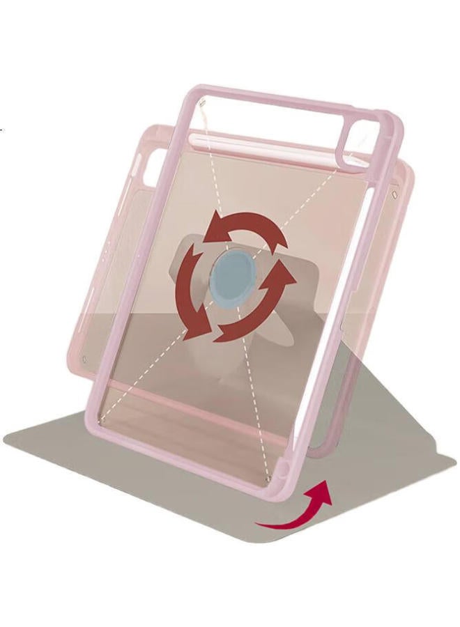 Sehan Shekan Compatible With Ipad Air 11/6/5/4 Tablet Case, M3/M2 Chip 2025/24 Air 7 With Pencil Holder, 360-Degree Rotating, Vertical And Horizontal Support, Full Protection, Shockproof, Anti-Bend Cartoon Design - Image 2