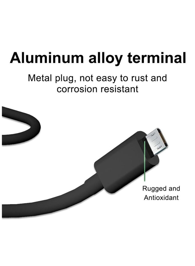 Filly Micro to USB Cable Fast Quick Charger Cable USB to Micro USB Android Charging Cord compatible for Galaxy S7 S6, Note, LG, Nexus, Nokia, PS4- Black 1M - Image 5