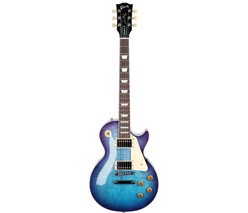 Gibson USA LPS500B9NH1 Les Paul Standard '50s Figured Top Electric Guitar - Blueberry - Image 3