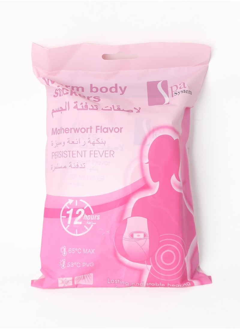 Spa System Warm Body Stickers Persistent Fever 10 Pieces 