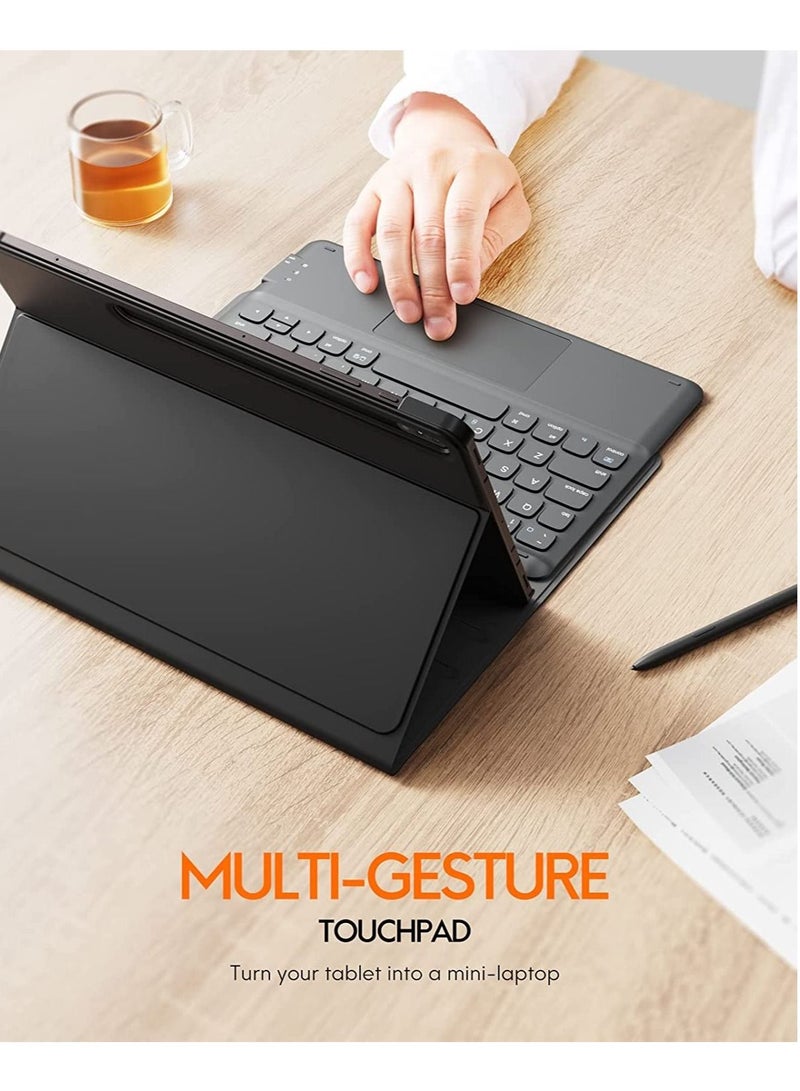 ELTRAZONE Galaxy Tab S8 Keyboard Case, Touchpad with S Pen Slot, for Samsung Galaxy Tab S8 / S7 11 inch - Image 3