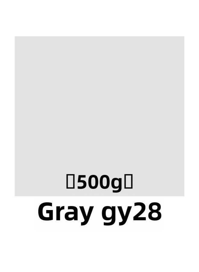 Soft Clay 500g Children's Handmade Diy Toys Colored Clay Clay Handmade Primary School Students Special Safe And Non-toxic-Color:Grey 500g (GY28)  - Image 1