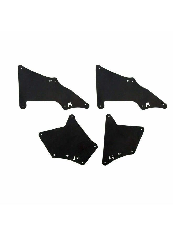 MOCW 4 Pcs Splash Shield with Clips Splash Guards Fender Liner Shields Fit for 2003-2020 Toyota 4Runner, for 2007-2014 FJ Cruiser, for 2003-2009 GX 470,for 2010-2018 GX 460 Fender Liners-Thicker - Image 2