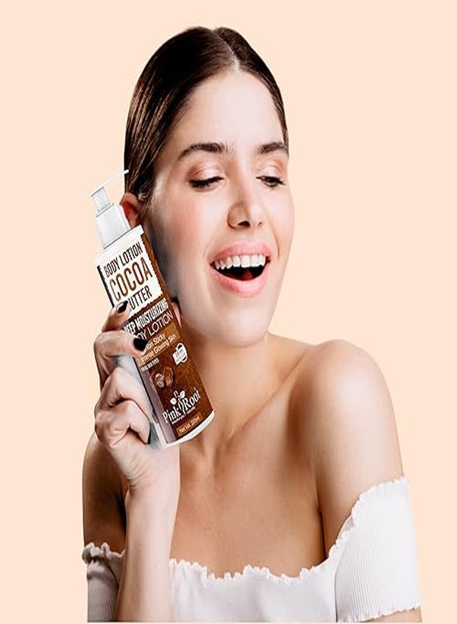 Pink Root Body Lotion Cocoa Butter 200ml (Pack of 3) - Image 4