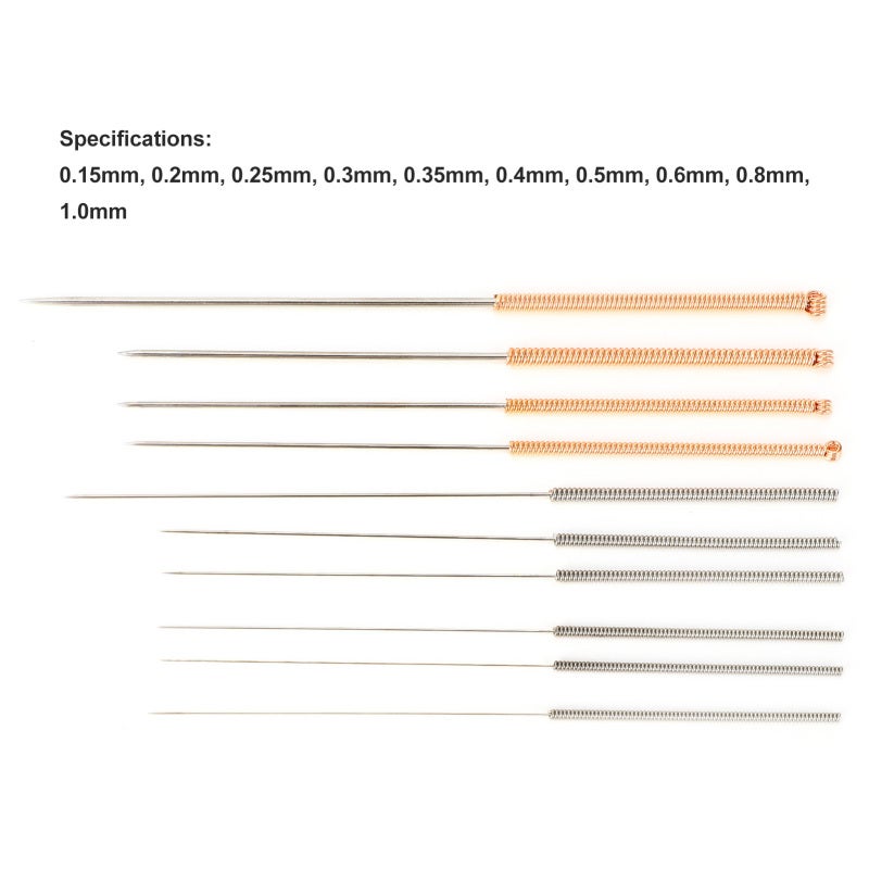 3D Printer Nozzle Cleaning Kit: Durable Stainless Steel, High Accuracy Cleaning - Multiple Sizes for 3D Printer Maintenance, Clogged Nozzles, Extruder Parts - Image 3