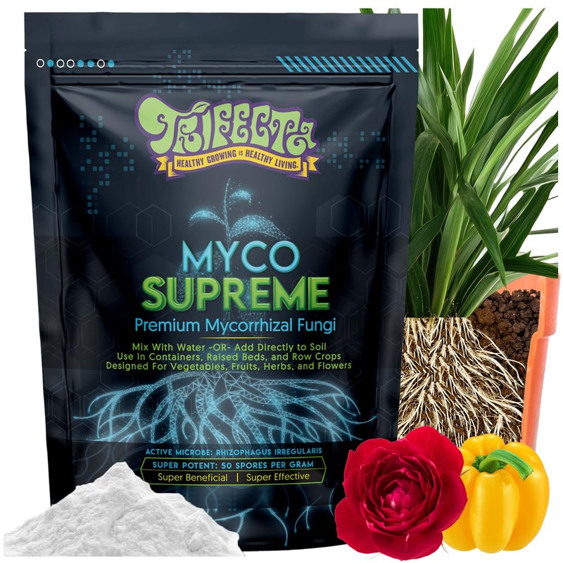Trifecta Mycorrhizal Fungi for Soil, Root Stimulator for Plants, Ultra Concentrated Mycorrhizae for Plants Strong Roots & Living Soil, Trifecta Myco Supreme Plant Root Stimulator for Tree, Rose and Flower Care - Image 1