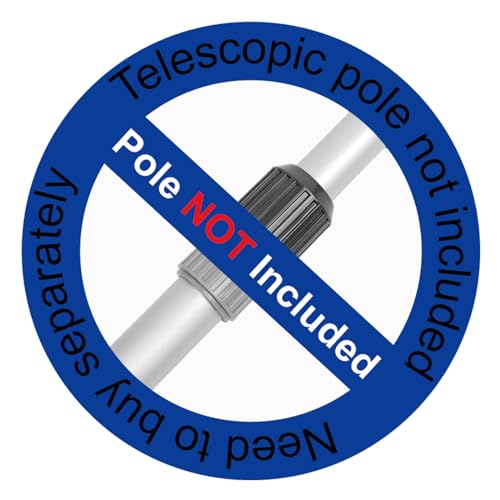 Poolvio Heavy Duty Swimming Pool Leaf Skimmer Net with Strong Reinforced Handle for Cleaning Swimming Pools, Hot Tubs, Spas and Fountains - Image 2