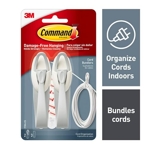Command Cord Bundlers, Cord Organizer, 2-Bundlers Per Pack, Sold As 2 Packs (17304-ES) - Image 2