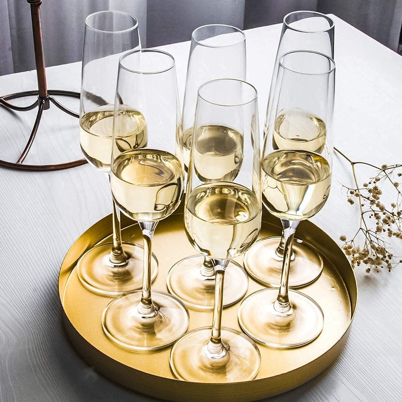 RAHAS Champagne Flute Wine Glass Set of 6 Pcs 170 ml - Image 4