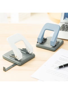 Deli Paper Punch 35 Sheets with Lock System , Hole Diameter 80mm,Φ6mm , Assorted Colors  - Image 2