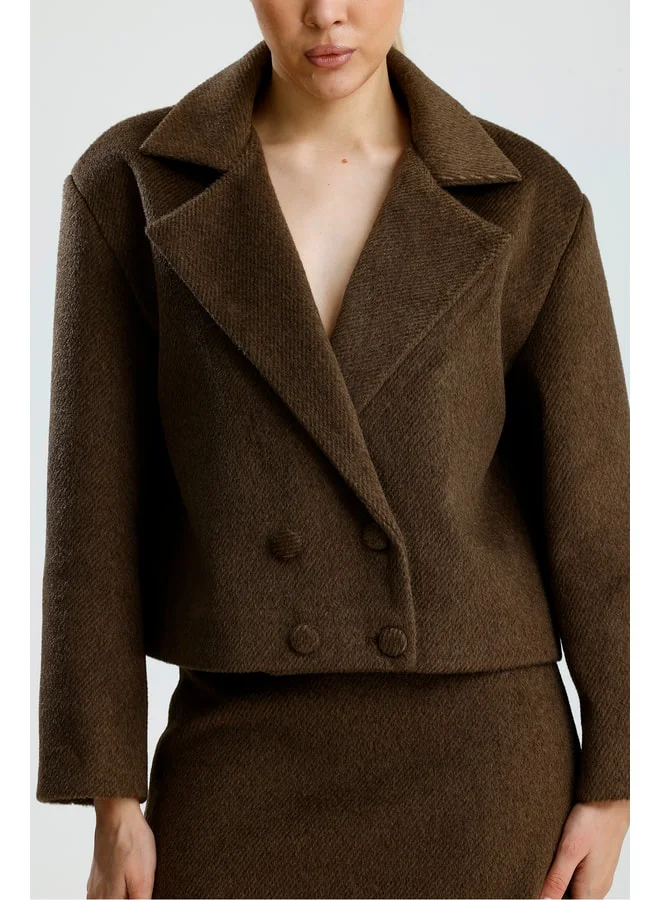 GACACOLLECTION APHRO Twill Women's Jacket and Skirt Set