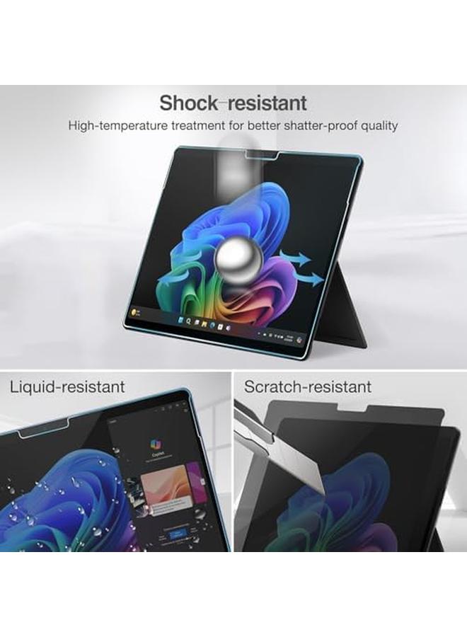 Procases Privacy Screen Protector For 13 Inch Surface Pro 11 2024 Anti Spy Tempered Glass Film Guard For 13" Surface Pro 11 2024 - Image 5