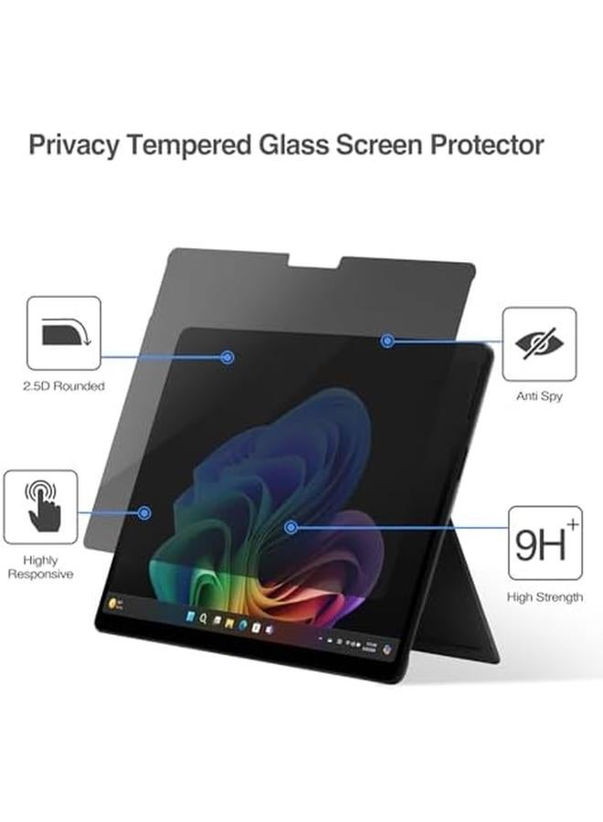 Procases Privacy Screen Protector For 13 Inch Surface Pro 11 2024 Anti Spy Tempered Glass Film Guard For 13" Surface Pro 11 2024 - Image 4