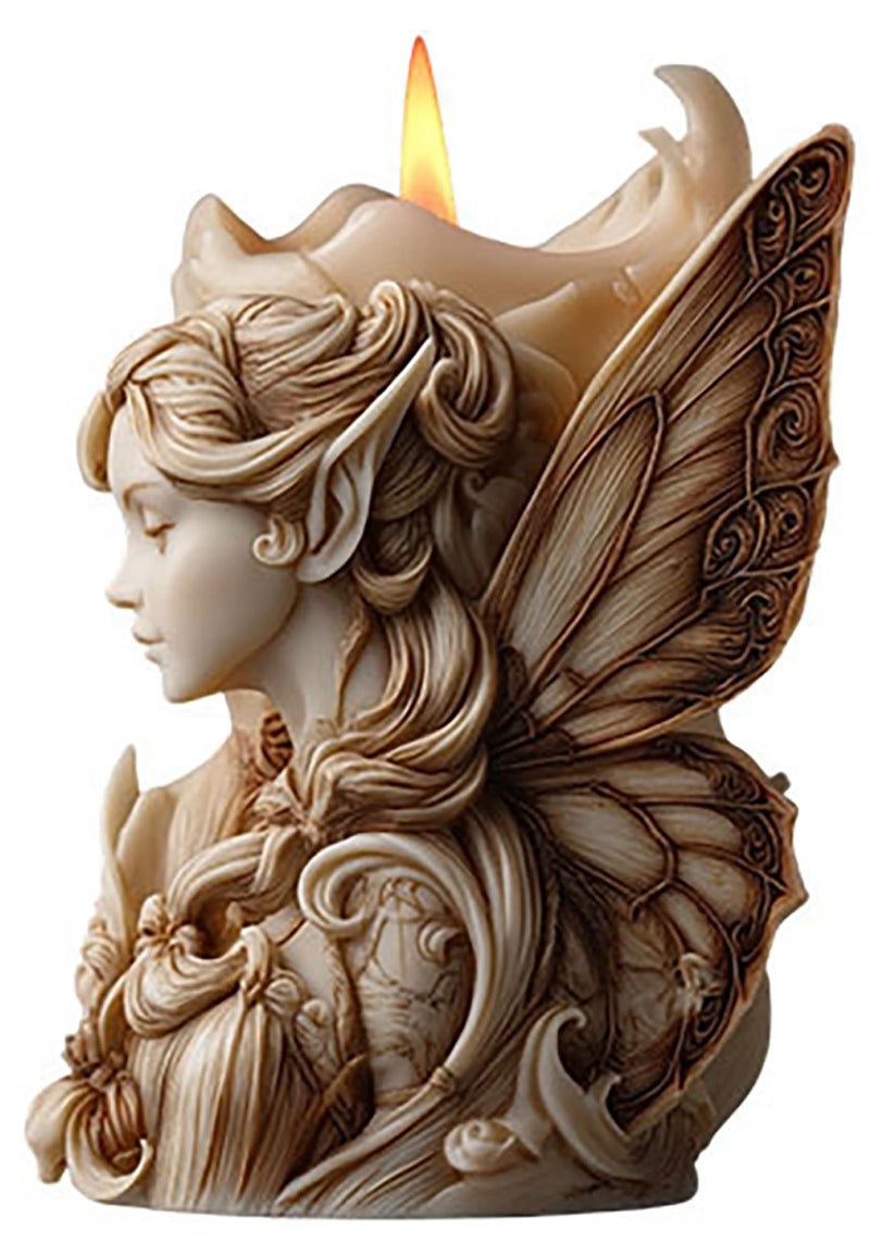 EVERELAM Angel Silicone 3D Flower & Rose Mold - Peony & Candle Making Molds for Resin, Clay & Soap Craft Supplies - Image 4