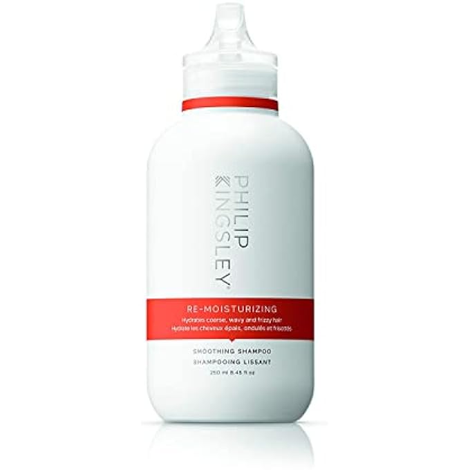 Philip Kingsley RE-MOISTURISING SMOOTHING SHAMPOO FOR CURLY, FRIZZY, WAVY, DRY, COARSE HAIR TYPES, HYDRATING SHAMPOO THAT RE-MOISTURISES AND SMOOTHS HAIR, 250 ML - Image 2