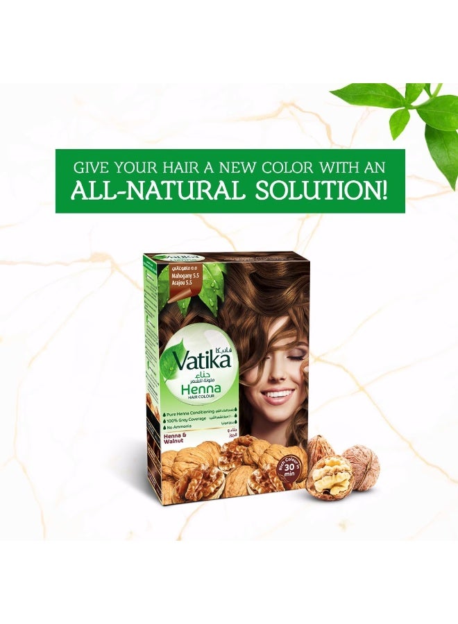 VATIKA Henna Hair Color - Mahogany 5.5 - Image 2