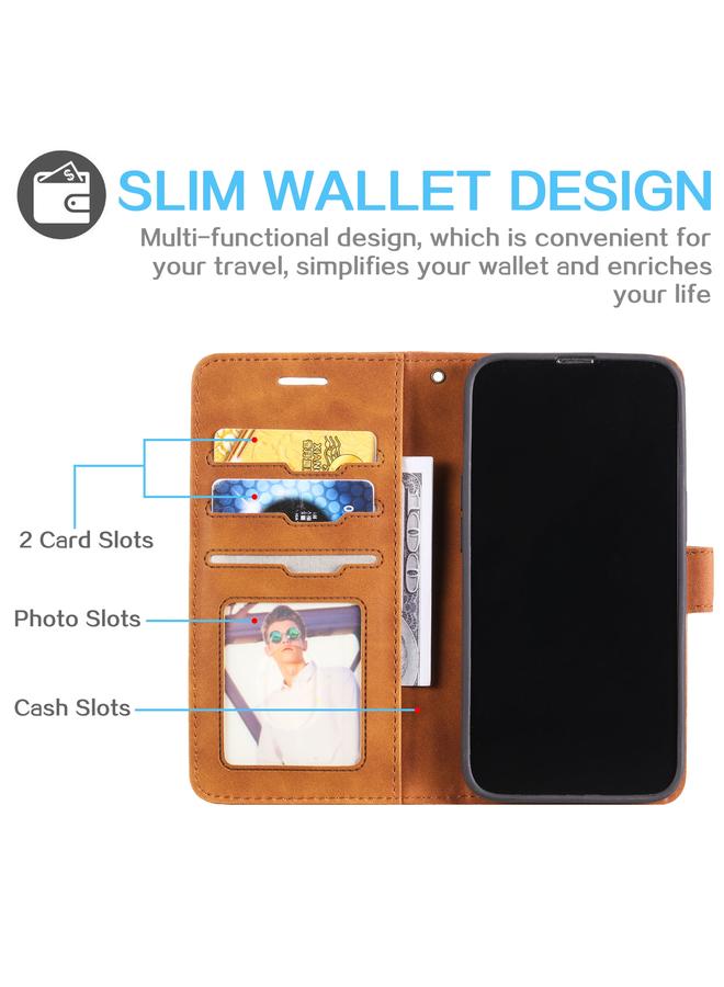 زبون جراب لهاتف iPhone 13 Pro مصنوع من الجلد المقاوم للسرقة مع قلاب أفقي لهاتف iPhone13 Pro - Image 4