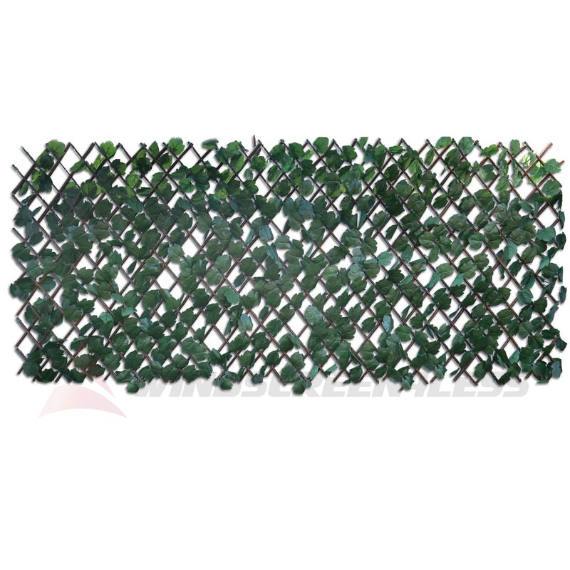 Windscreen4less Artificial Expandable Ivy Leaf Faux Leaves Privacy Fence Screen for Outdoor Indoor Backyard Patio Balcony (Single Sided Leaves, 1 Pack) - Image 4