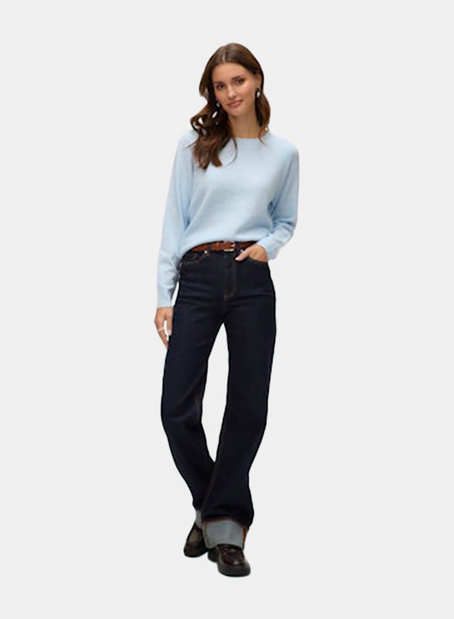 VERO MODA VERO MODA Womens Doffy Longsleeve O-Neck Blouse  - Image 1