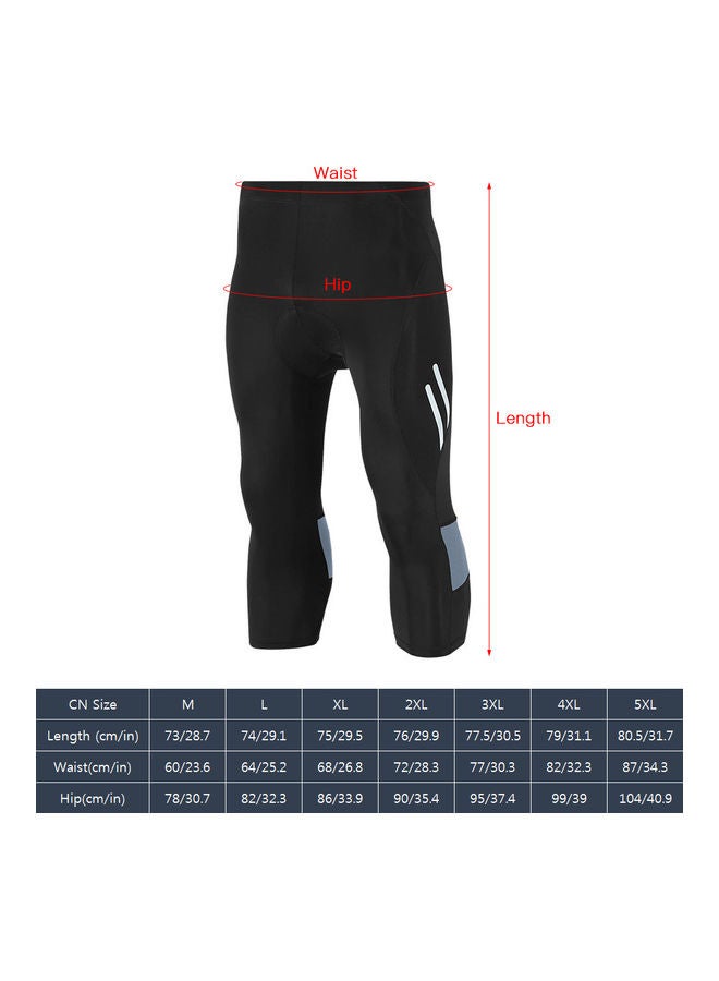 Generic Men's Compression Pants Leggings Tights Sweat Wicking Fabric Runing Cycling M 27 x 2 x 23cm  - Image 4