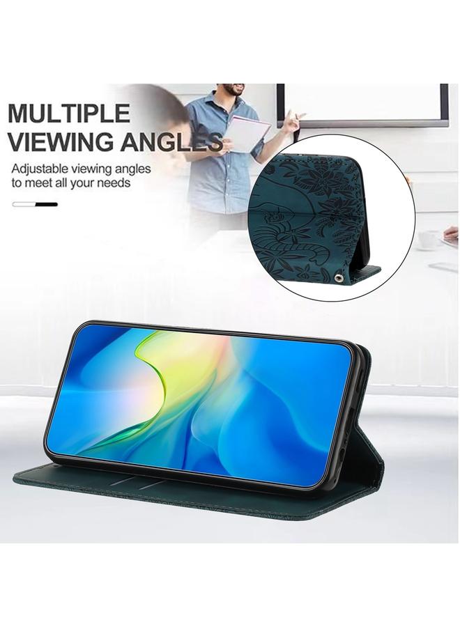 اس-توب جراب لهاتف iPhone 12 / 12 Pro جراب هاتف جلدي منقوش على شكل فيل عتيق - Image 4