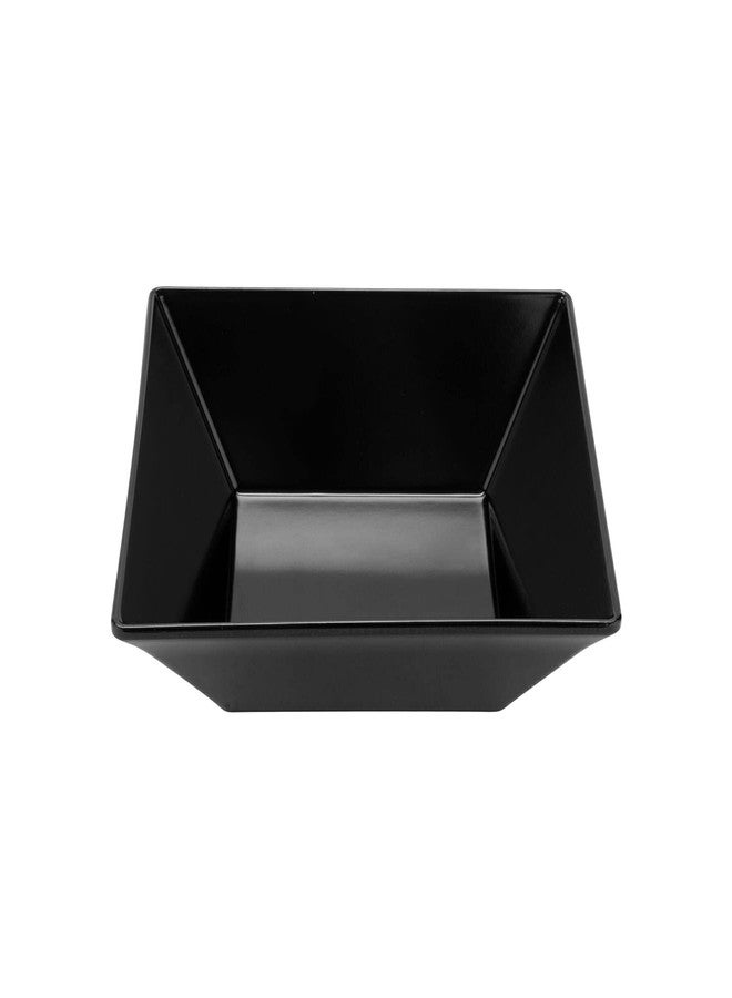Get G.E.T. ML-246-BK Melamine Break-Resistant Square Serving Bowl, 1.6 Quart, Black - Image 1