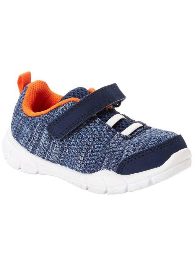 Simple Joys by Carter's Unisex Jordynn Knitted Athletic Sneaker, Navy, 6 Toddler (1-4 Years) - Image 1