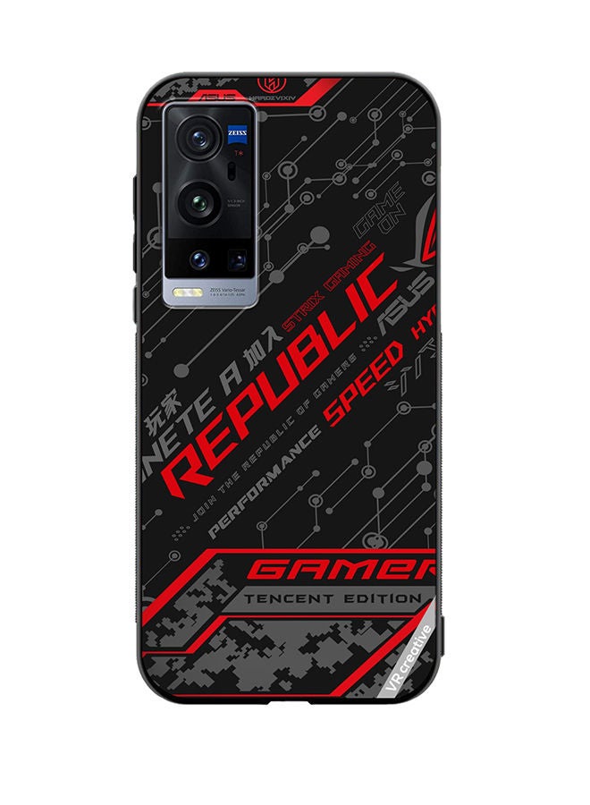 VR CREATIVE Protective Case Cover For Vivo X60 Pro Plus Gamer Tencent Edition Design Multicolour - Image 1