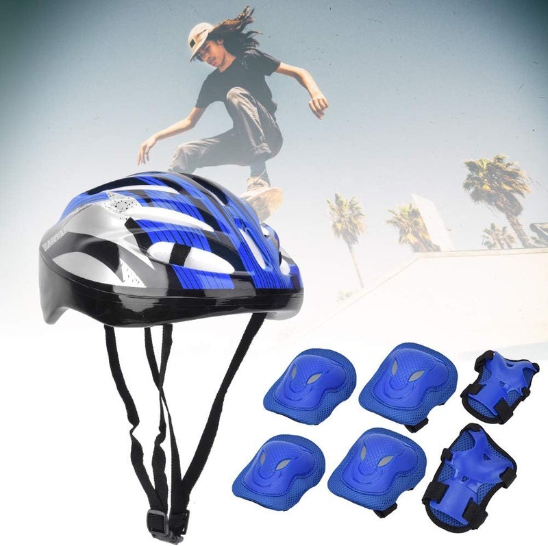Skating Protective Gear Set with Helmet, Knee Pads, and Elbow Pads for Adults - Image 1